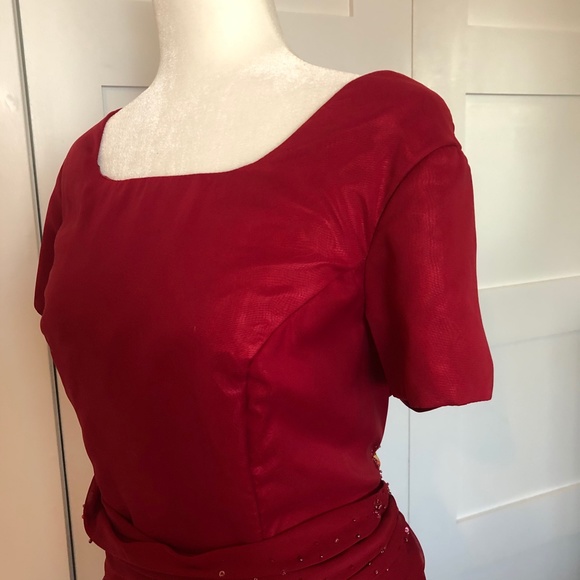 Vintage long Prom/Evening/Formal/Bridesmaid dress - Picture 3 of 7